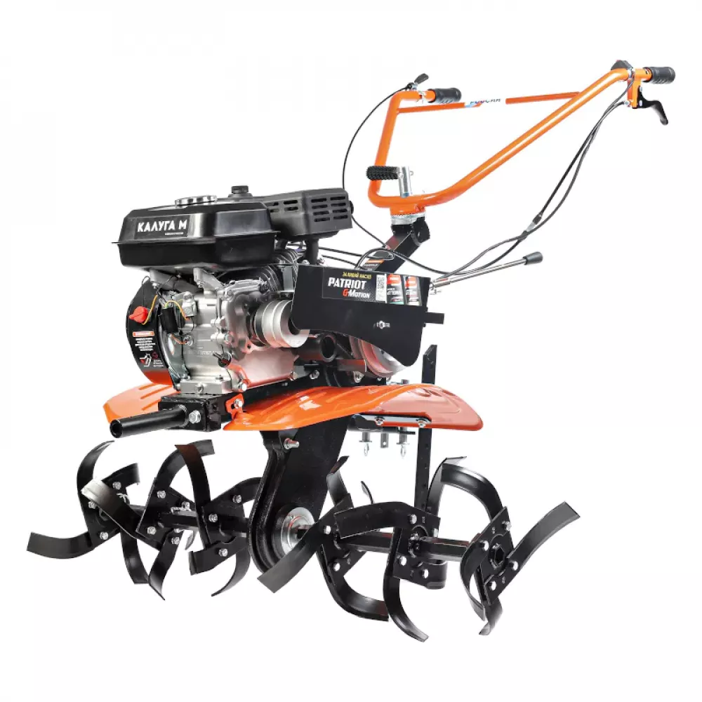 PATRIOT КАЛУГА М мотоблок бензиновый с пониженной передачей и колесами X-Drive 440107004