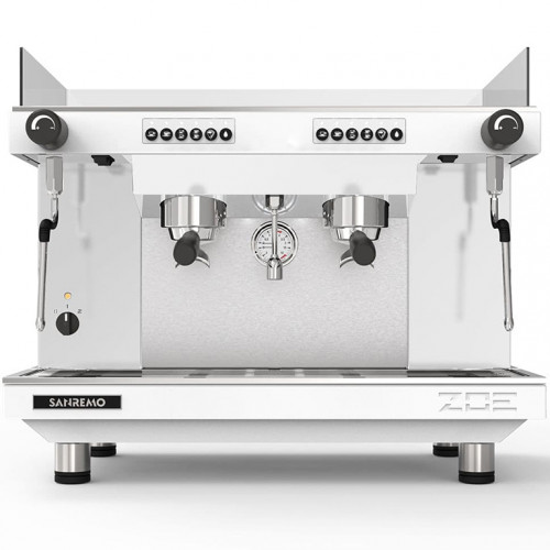 Кофемашина рожковая автоматическая Sanremo Zoe Tall SED 2GR белая