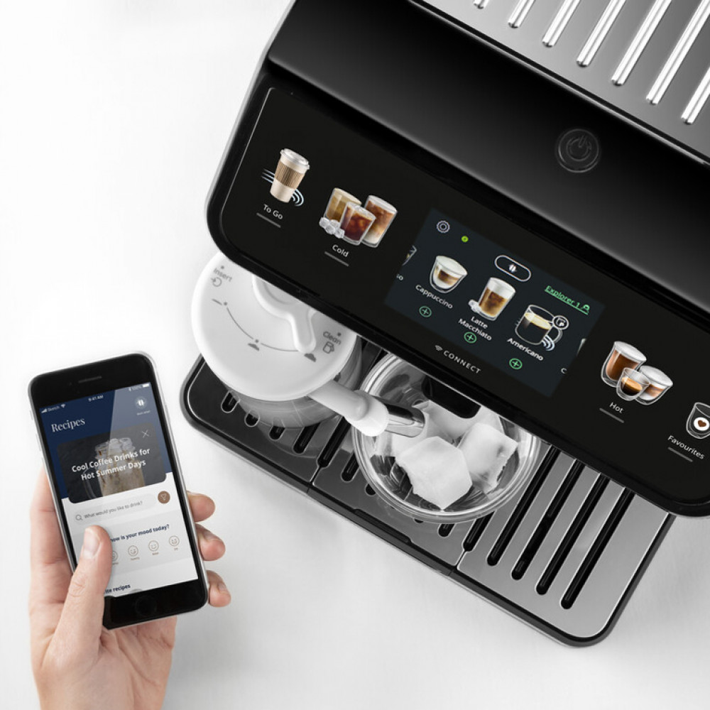 Кофемашина Delonghi ECAM450.86.T Eletta Explore титановый