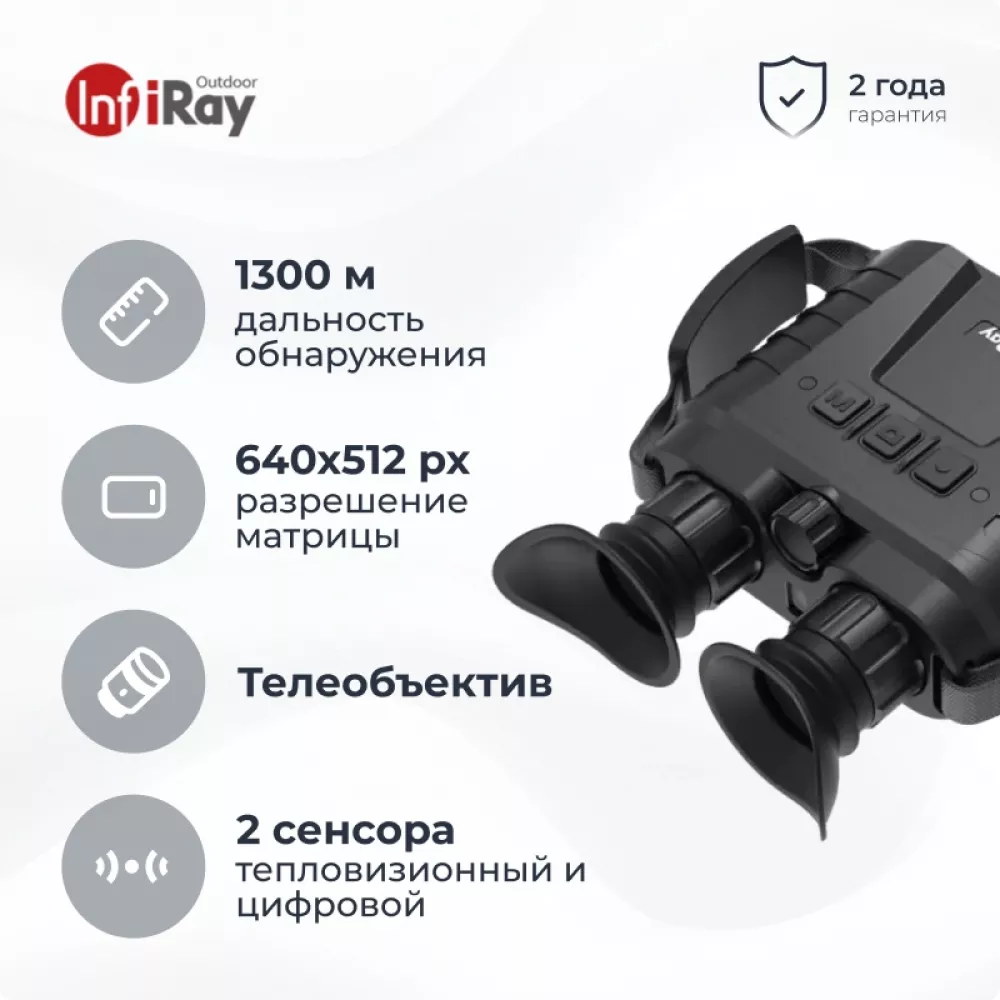 iRay xFuse PF6 тепловизионный бинокль