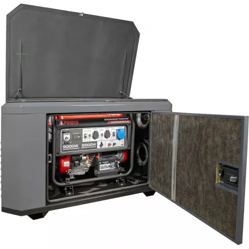 A-iPower A9000EAX бензиновый генератор в кожухе 1400SS RAL 7024 УТ-11182381