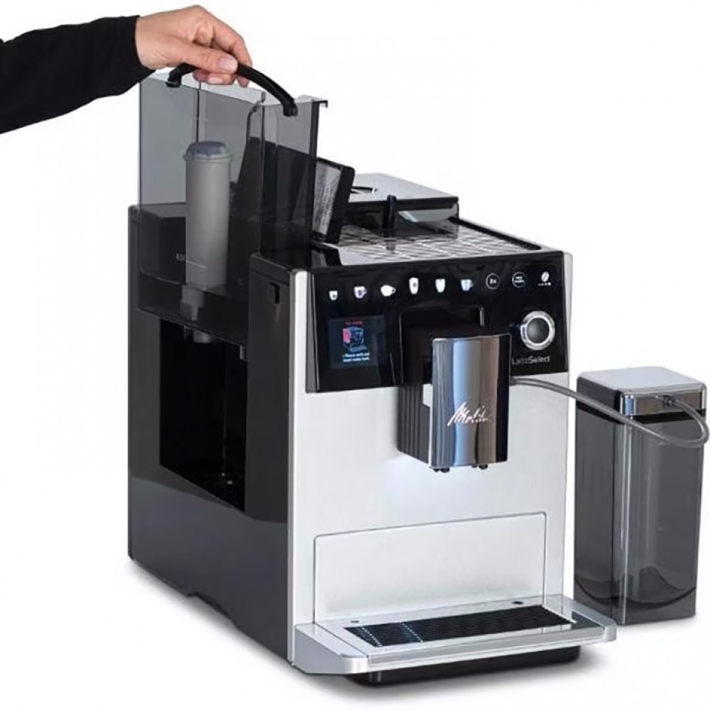 Кофемашина Melitta F630-211 Latte Select серый