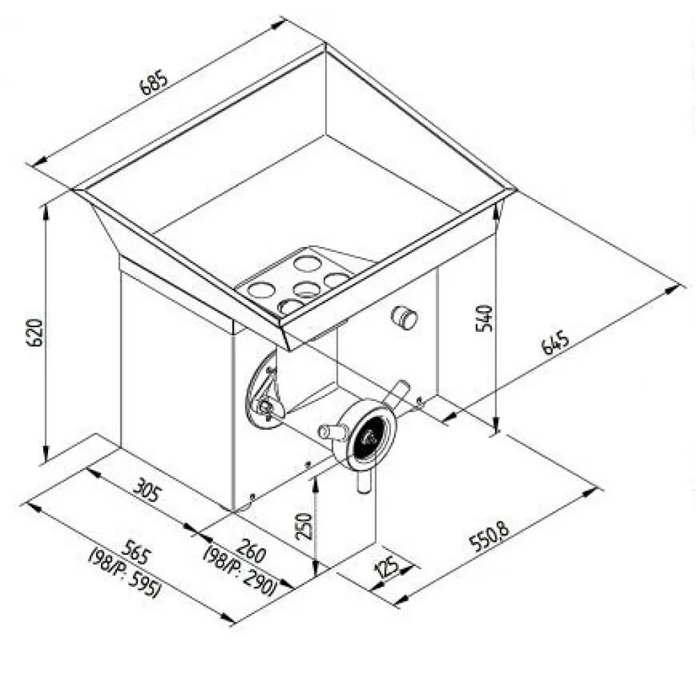 Мясорубка Koneteollisuus (KT) LM-32/P Enterprise