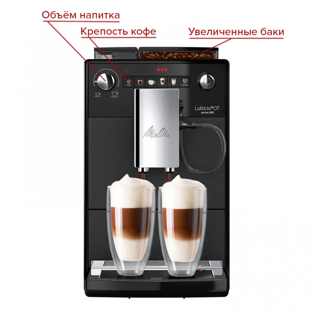 Кофемашина Melitta Caffeo F 300-100 Latticia OT черный