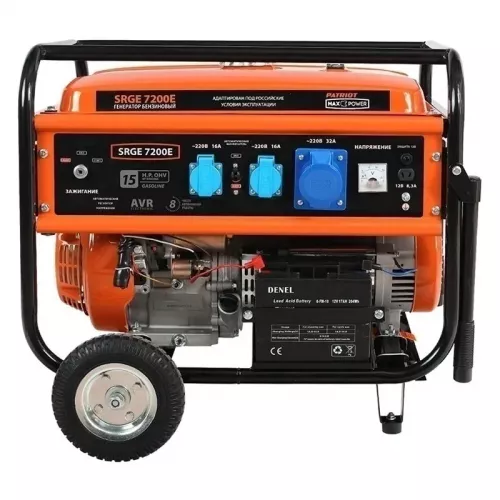 PATRIOT Max Power SRGE 7200E бензиновый генератор 474103188