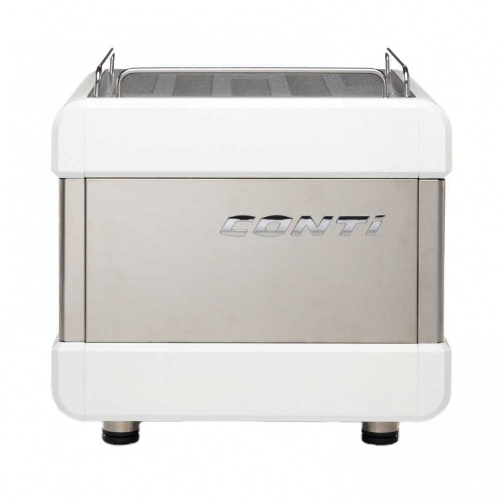 Кофемашина рожковая CONTI CC100 Компакт 2 группы, белый