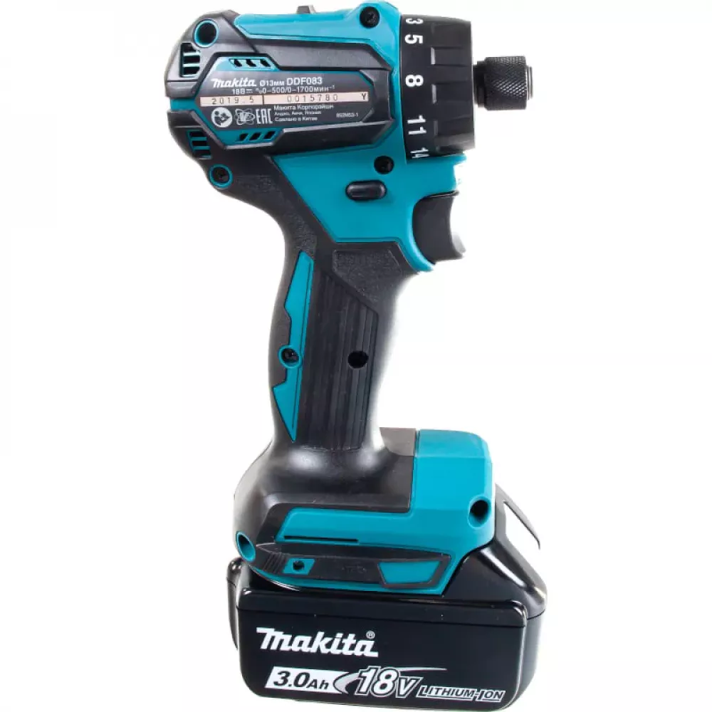 Makita DDF083RFE аккумуляторный шуруповерт (2 х 3 Ач, ЗУ)