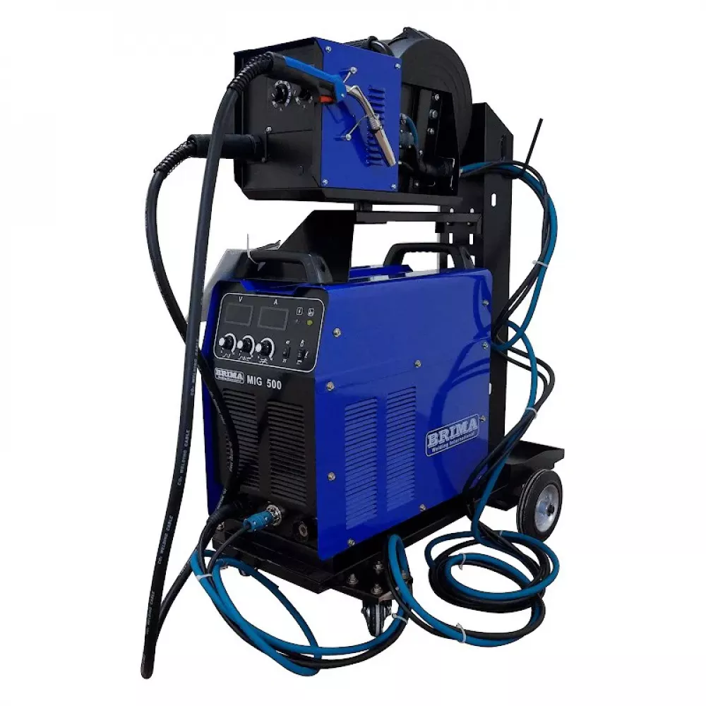 BRIMA MIG-500 сварочный полуавтомат 380 в, с тележкой БП-00000729