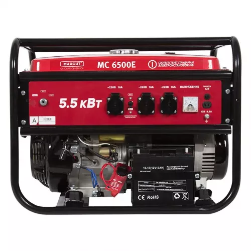MAXCUT MC6500E бензиновый генератор 047103040
