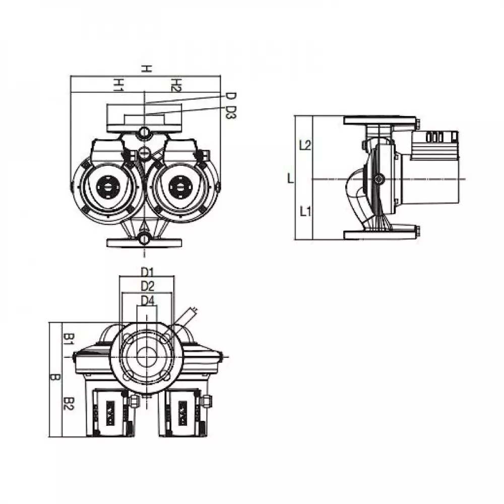 DAB D 110/250.40 T насос циркуляционный бытовой 505828601