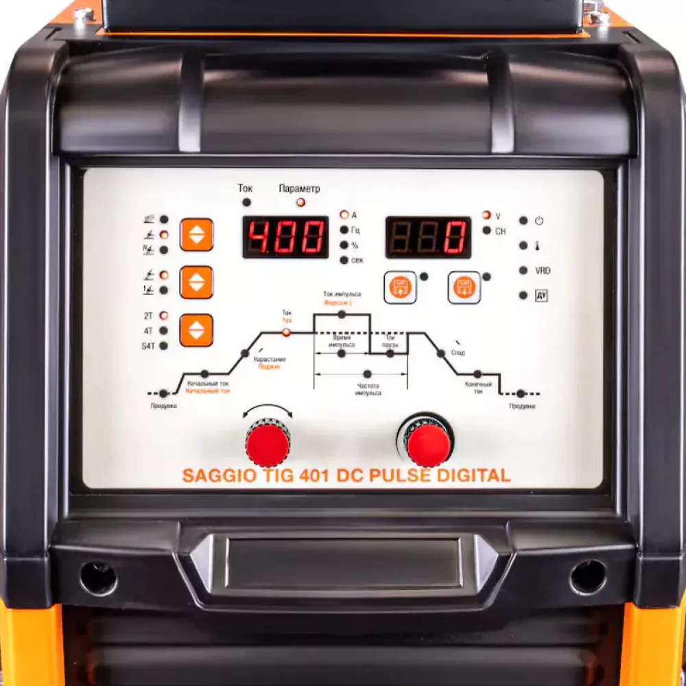 FoxWeld SAGGIO TIG 401 DC Pulse Digital аппарат аргонодуговой сварки 8037