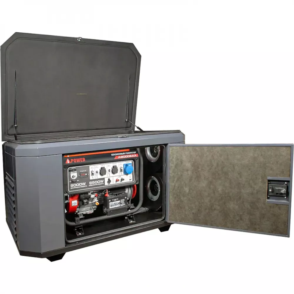 A-iPower A9000EAX бензиновый генератор в кожухе 1400SS RAL 7024 УТ-11182381