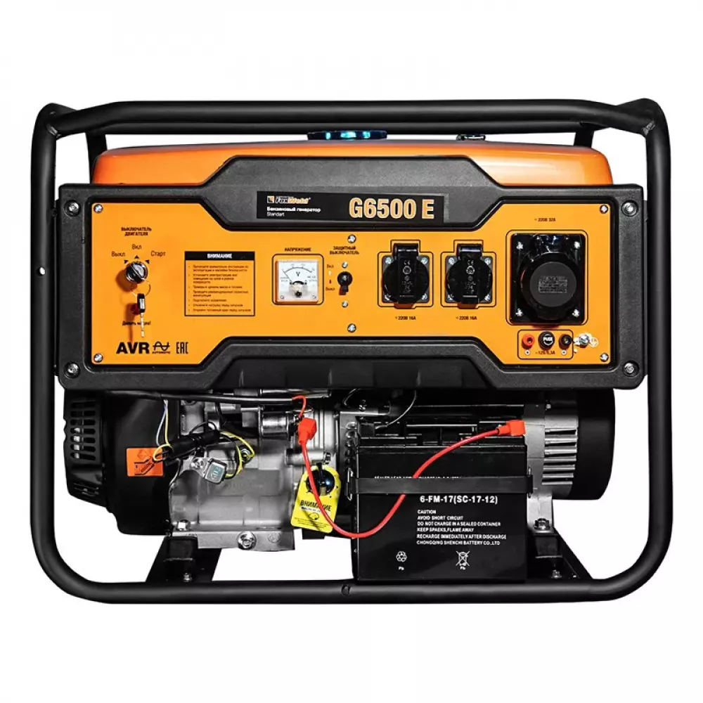 FoxWeld Standart G6500 E бензиновый генератор 7242