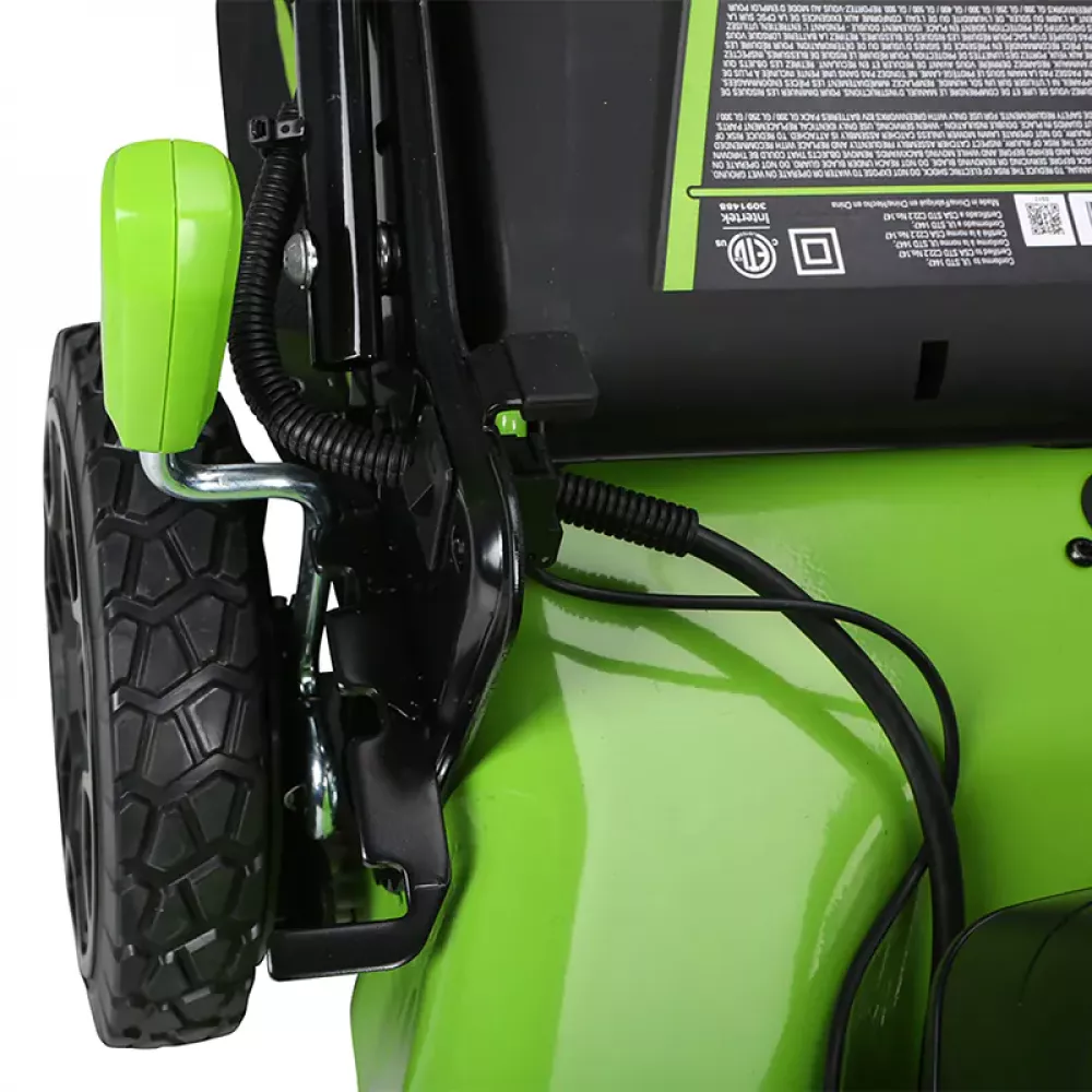 Greenworks GC82LM51SP2K2 аккумуляторная газонокосилка самоходная (1 x 5 А/ч, ЗУ) 2515907UB