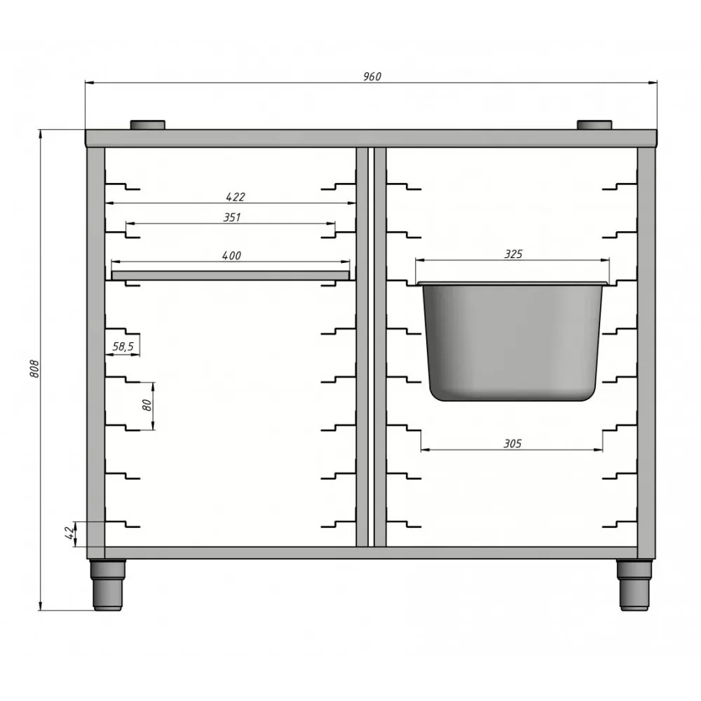 Пароконвектомат Grill Master ПКЭБ/6 с парогенератором (22105)