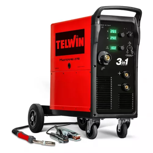 Telwin MASTERMIG 275i многофункциональный mig-mag-mma-tig инверторный сварочный аппарат 816196