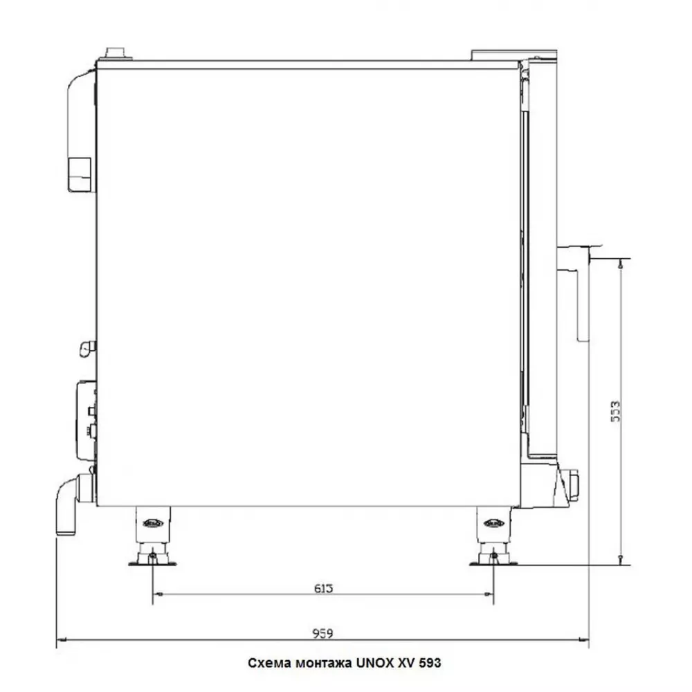 Пароконвектомат Unox XV 593