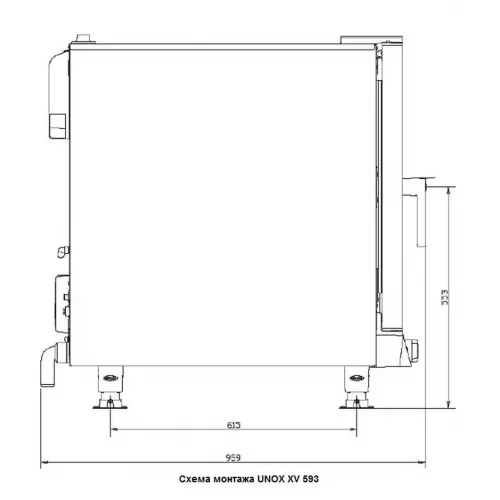 Пароконвектомат Unox XV 593