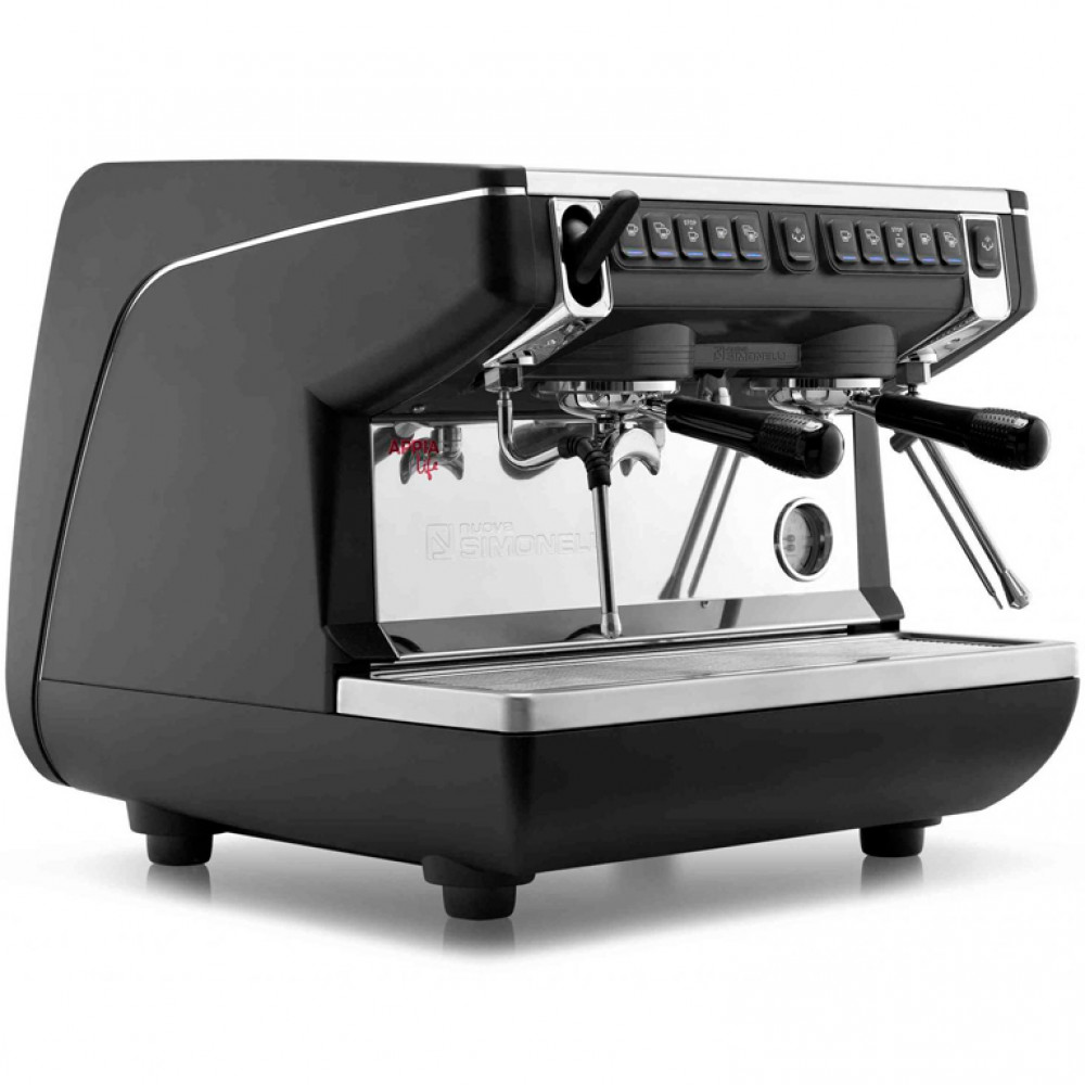 Кофемашина Nuova Simonelli Appia Life Compact 2Gr V 220V black, white, red+economizer+high groups