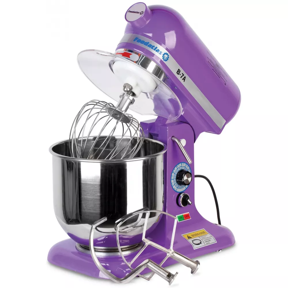 Планетарный миксер Foodatlas B-7A фиолетовый