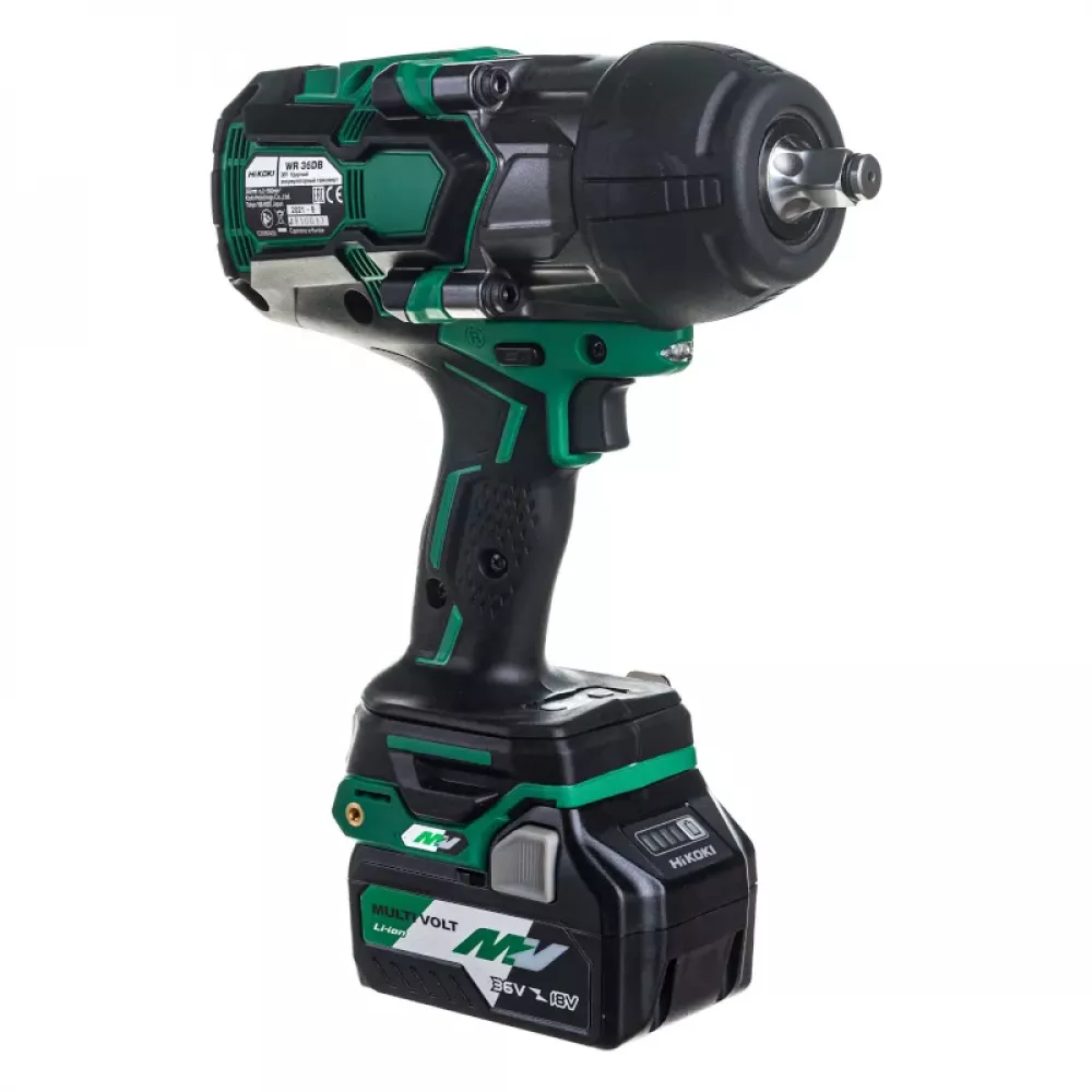 Hikoki WR36DB ударный аккумуляторный гайковерт (2 x 2.5 Ач, ЗУ) WR36DBRGZ