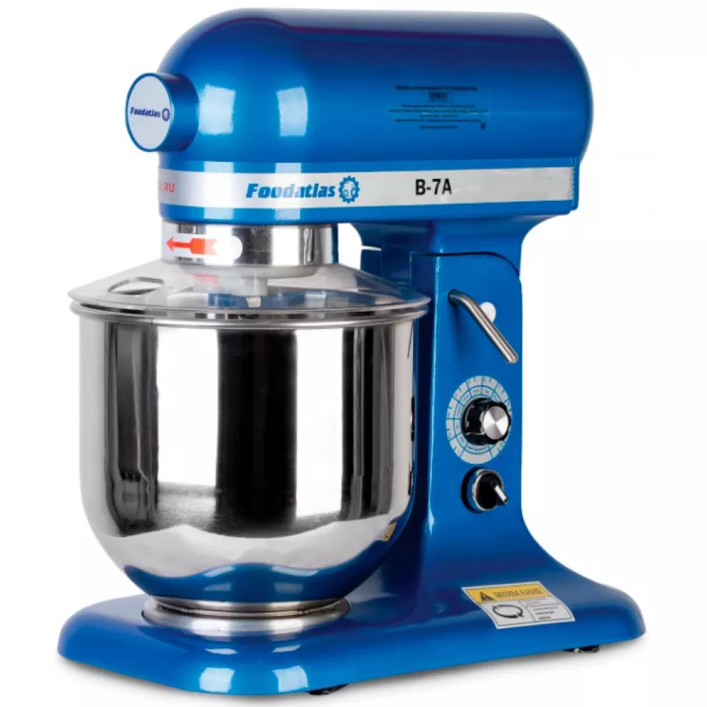 Планетарный миксер Foodatlas B-7A синий
