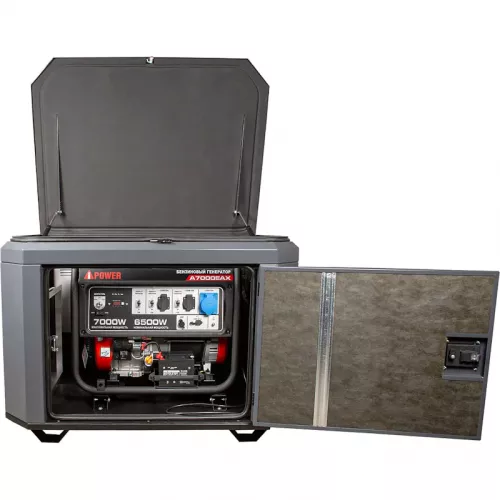A-iPower A7000EAX бензиновый генератор в кожухе 1200 RAL 7024 УТ-11182385