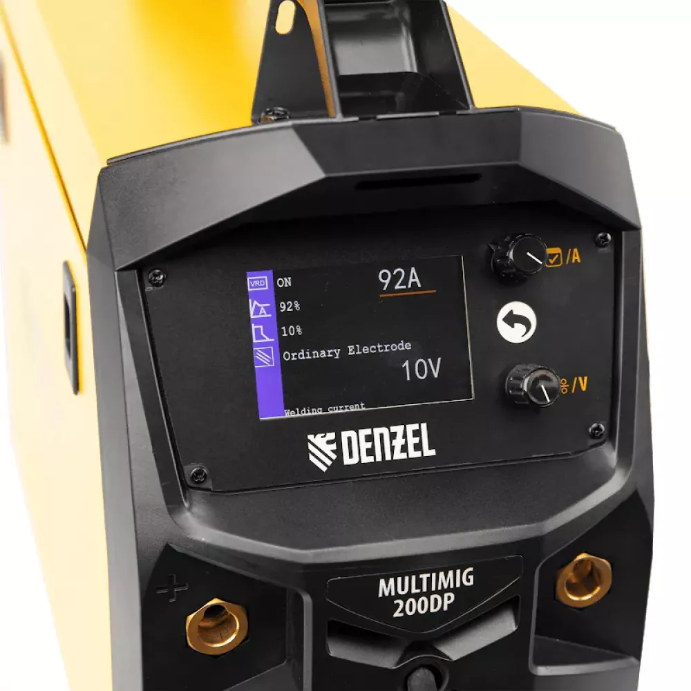 DENZEL MultiMIG-200DP Synergy Double Pulse инверторный сварочный полуавтомат 94313