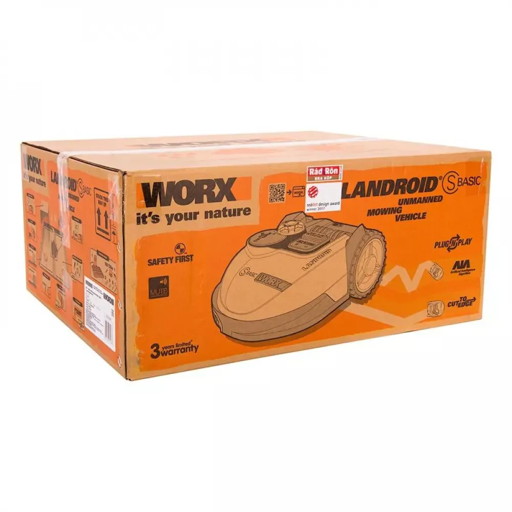 Роботизированная газонокосилка WORX Landroid S Basic WR090S (300 м2)