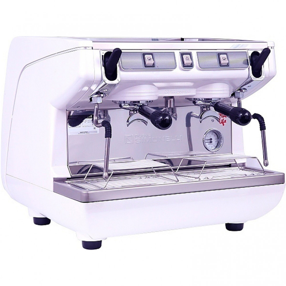 Кофемашина Nuova Simonelli Appia Life Compact 2Gr S 220V black, white, red+economizer+high groups