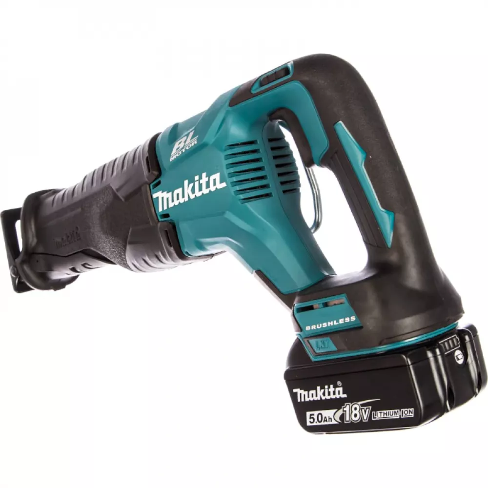 Makita DJR187RTE аккумуляторная сабельная пила (2 x 5 Ач, ЗУ)