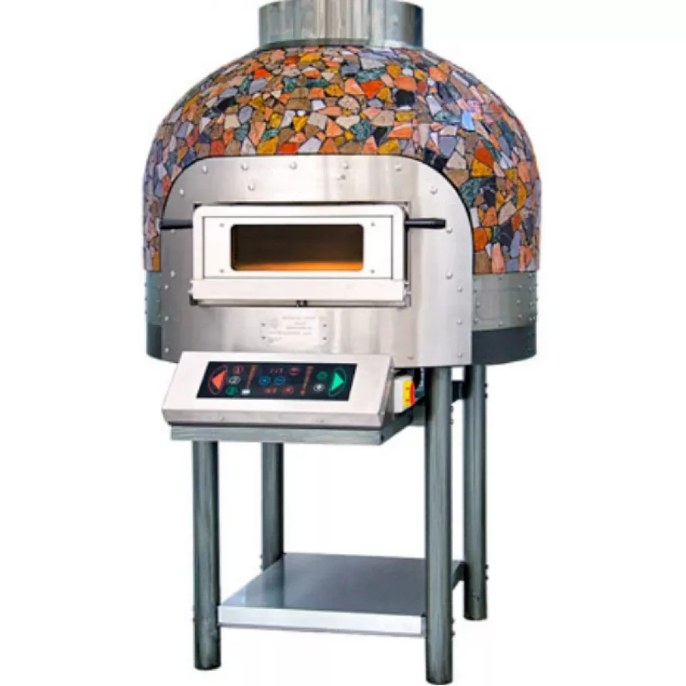 Печь для пиццы Morello Forni FRV100CM Cupola Mosaic Misto Veneziano Черная фуга
