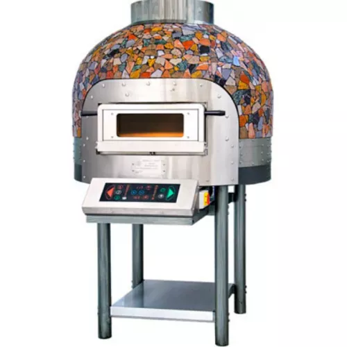Печь для пиццы Morello Forni FRV100CM Cupola Mosaic Misto Veneziano Черная фуга