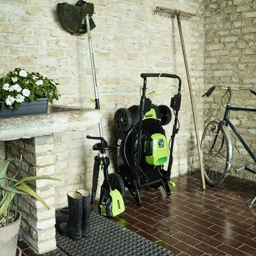 Greenworks GD80LM51SPK4 80V аккумуляторная газонокосилка самоходная (1 x 4 Ач, ЗУ) 2502107UB