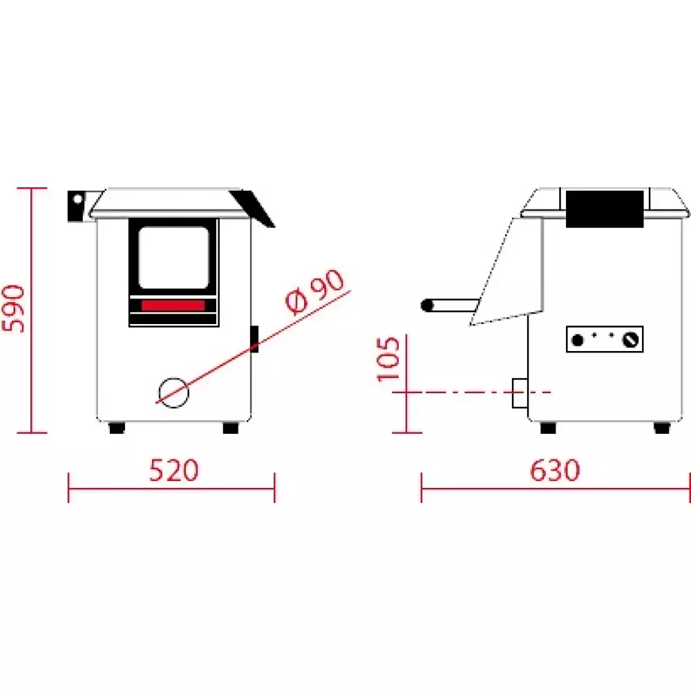 Картофелечистка Fimar PPN/5 (220V)