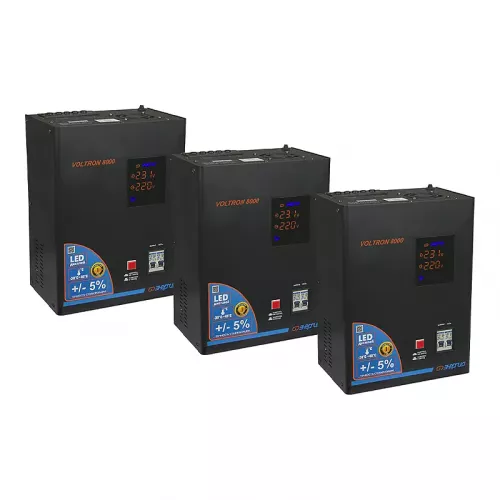 ЭНЕРГИЯ Voltron 5% 24000 трехфазный стабилизатор напряжения Е0101-0201